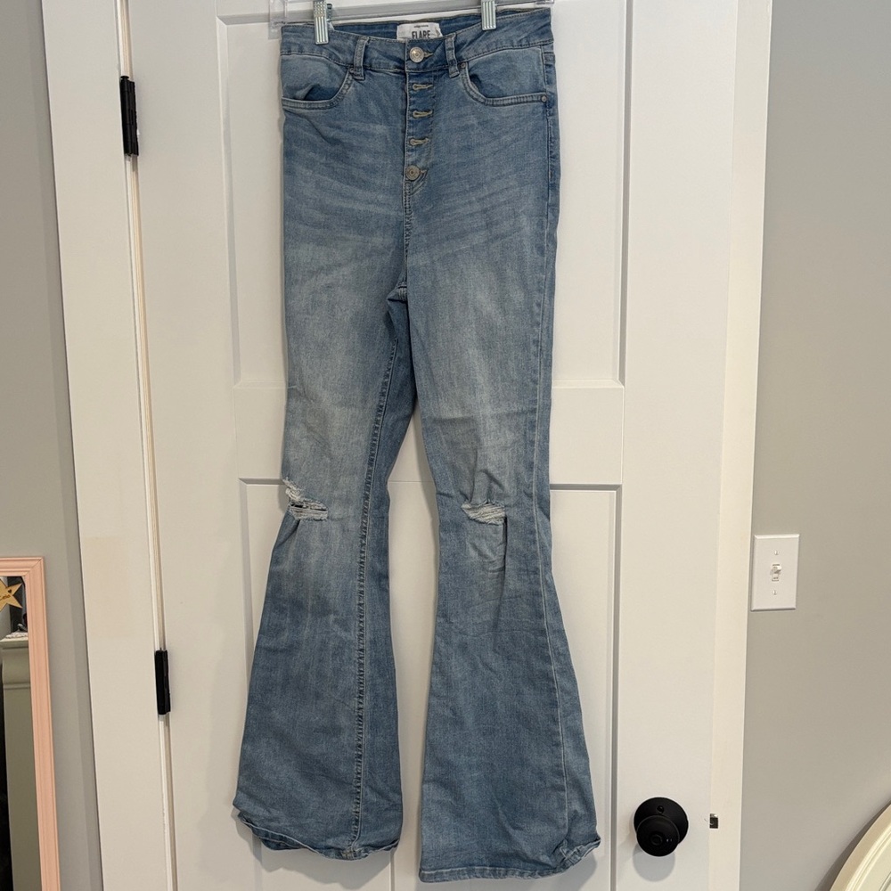 Refuge denim Light Blue Flare Jeans